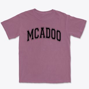 Mcadoo Catholic Elementary School Varsity Arch Premium Heavyweight T-shirt