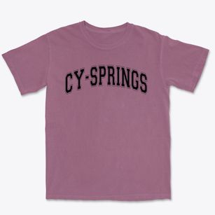 Cy-springs High School Varsity Arch Premium Heavyweight T-shirt