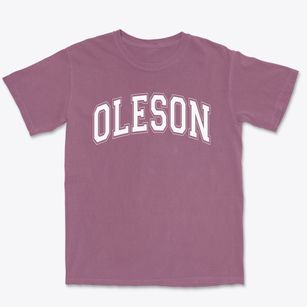 Oleson Elementary School Varsity Arch Premium Heavyweight T-shirt
