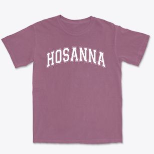 Hosanna Christian School Varsity Arch Premium Heavyweight T-shirt