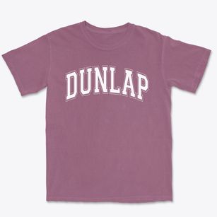 Dunlap Elementary School Varsity Arch Premium Heavyweight T-shirt