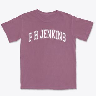 F H Jenkins Elementary School Varsity Arch Premium Heavyweight T-shirt