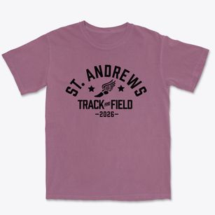 Saint Andrews Episcopal School Track and Field Premium Heavyweight T-shirt