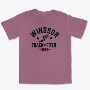 Windsor Elementary School Track and Field Premium Heavyweight T-shirt