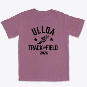 Ulloa Elementary School Track and Field Premium Heavyweight T-shirt