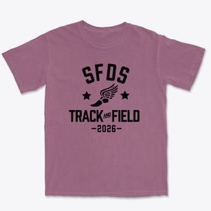 San Francisco Day School Track and Field Premium Heavyweight T-shirt