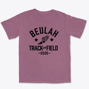 Beulah Elementary School Track and Field Premium Heavyweight T-shirt