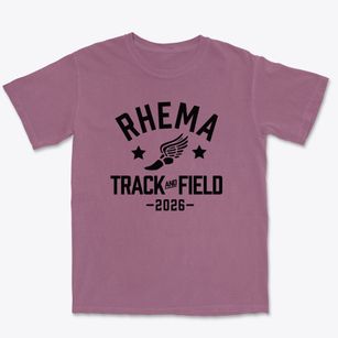 Rhema Christian Academy Track and Field Premium Heavyweight T-shirt