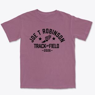 Joe T Robinson Elementary School Track and Field Premium Heavyweight T-shirt