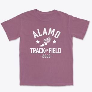 Alamo Primary School Track and Field Premium Heavyweight T-shirt