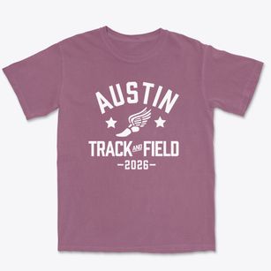 Austin High School Track and Field Premium Heavyweight T-shirt