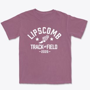 Lipscomb Academy Track and Field Premium Heavyweight T-shirt
