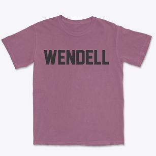 Wendell Massachusetts Classic Block Premium Heavyweight T-shirt