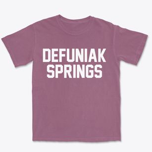 Defuniak Springs Florida Classic Block Premium Heavyweight T-shirt