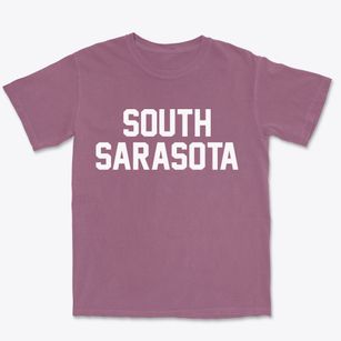 South Sarasota Florida Classic Block Premium Heavyweight T-shirt