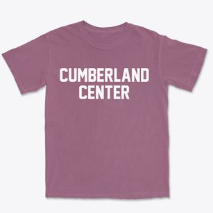 Cumberland Center Maine Classic Block Premium Heavyweight T-shirt