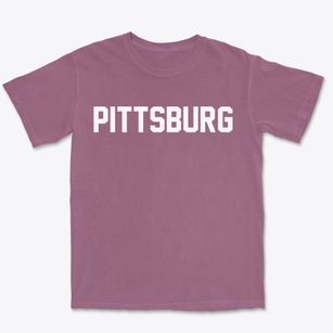 Pittsburg New Hampshire Classic Block Premium Heavyweight T-shirt