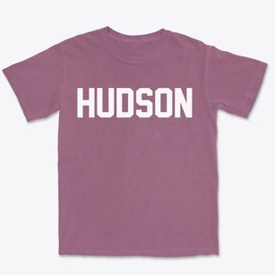 Hudson Wisconsin Classic Block Premium Heavyweight T-shirt