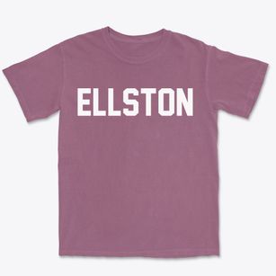Ellston Iowa Classic Block Premium Heavyweight T-shirt