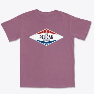 Pelican Wisconsin Diamond Star Premium Heavyweight T-shirt