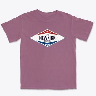 Newkirk Oklahoma Diamond Star Premium Heavyweight T-shirt