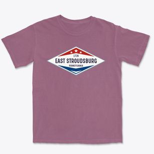 East Stroudsburg Pennsylvania Diamond Star Premium Heavyweight T-shirt
