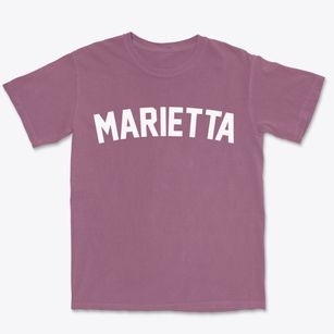Marietta Ohio Classic Curve Premium Heavyweight T-shirt