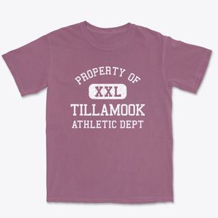 Tillamook Oregon Athletic Dept Premium Heavyweight T-shirt