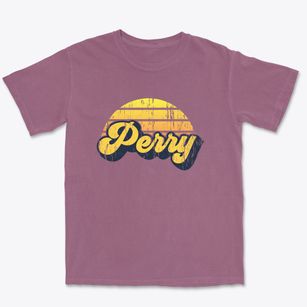 Perry New York Sublime Sunset Premium Heavyweight T-shirt