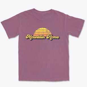 Mountain Home North Carolina Sublime Sunset Premium Heavyweight T-shirt