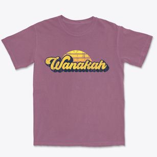 Wanakah New York Sublime Sunset Premium Heavyweight T-shirt