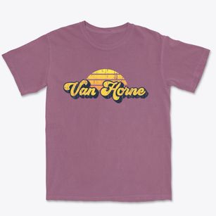 Van Horne Iowa Sublime Sunset Premium Heavyweight T-shirt