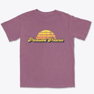 Pleasant Prairie Wisconsin Sublime Sunset Premium Heavyweight T-shirt