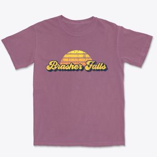 Brasher Falls New York Sublime Sunset Premium Heavyweight T-shirt