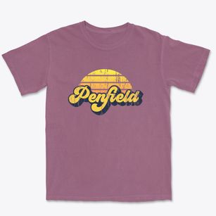 Penfield Illinois Sublime Sunset Premium Heavyweight T-shirt