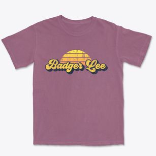 Badger Lee Oklahoma Sublime Sunset Premium Heavyweight T-shirt