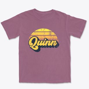 Quinn South Dakota Sublime Sunset Premium Heavyweight T-shirt