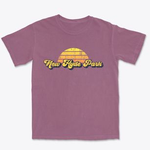 New Hyde Park New York Sublime Sunset Premium Heavyweight T-shirt