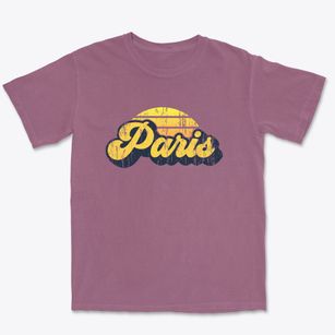 Paris Kentucky Sublime Sunset Premium Heavyweight T-shirt