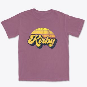 Kirby Texas Sublime Sunset Premium Heavyweight T-shirt