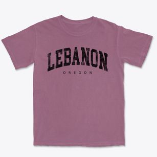 Lebanon Oregon Urban Vibe Premium Heavyweight T-shirt
