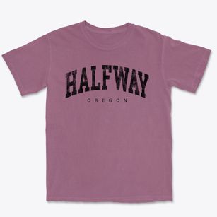 Halfway Oregon Urban Vibe Premium Heavyweight T-shirt