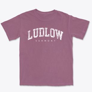 Ludlow Vermont Urban Vibe Premium Heavyweight T-shirt