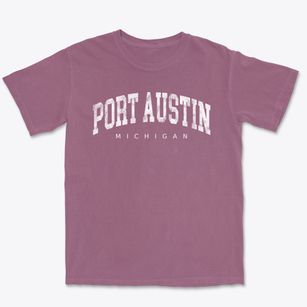 Port Austin Michigan Urban Vibe Premium Heavyweight T-shirt