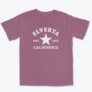 Elverta California Star Premium Heavyweight T-shirt