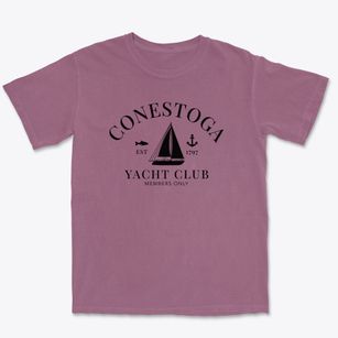 Conestoga Pennsylvania Yacht Club Premium Heavyweight T-shirt
