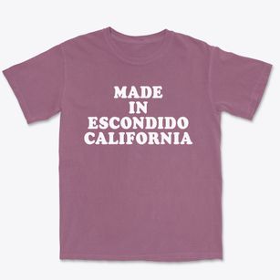 Escondido California Classic 70s Premium Heavyweight T-shirt