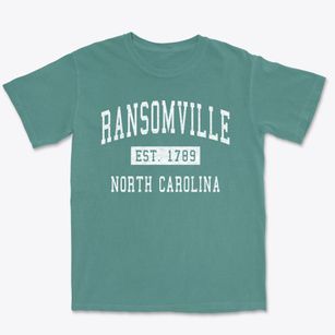 Ransomville North Carolina Classic Established Premium Heavyweight T-shirt