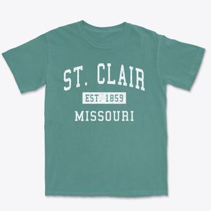 St. Clair Missouri Classic Established Premium Heavyweight T-shirt