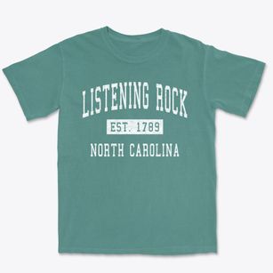 Listening Rock North Carolina Classic Established Premium Heavyweight T-shirt
